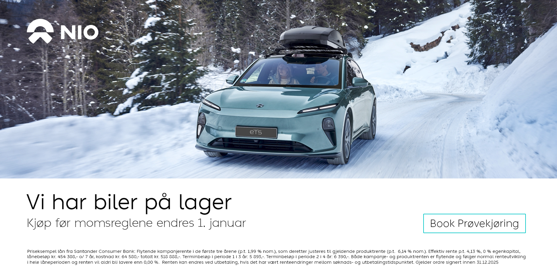 NIO-ET5T-Winter-prøvekjør