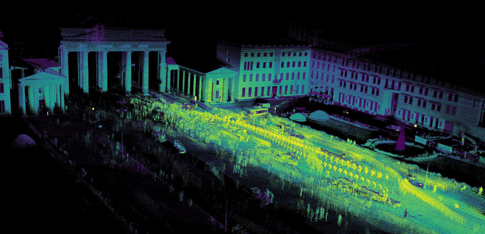 Berlin bei Nacht - Durch die Augen eines NIO. Bildquelle: Seyond / NIO