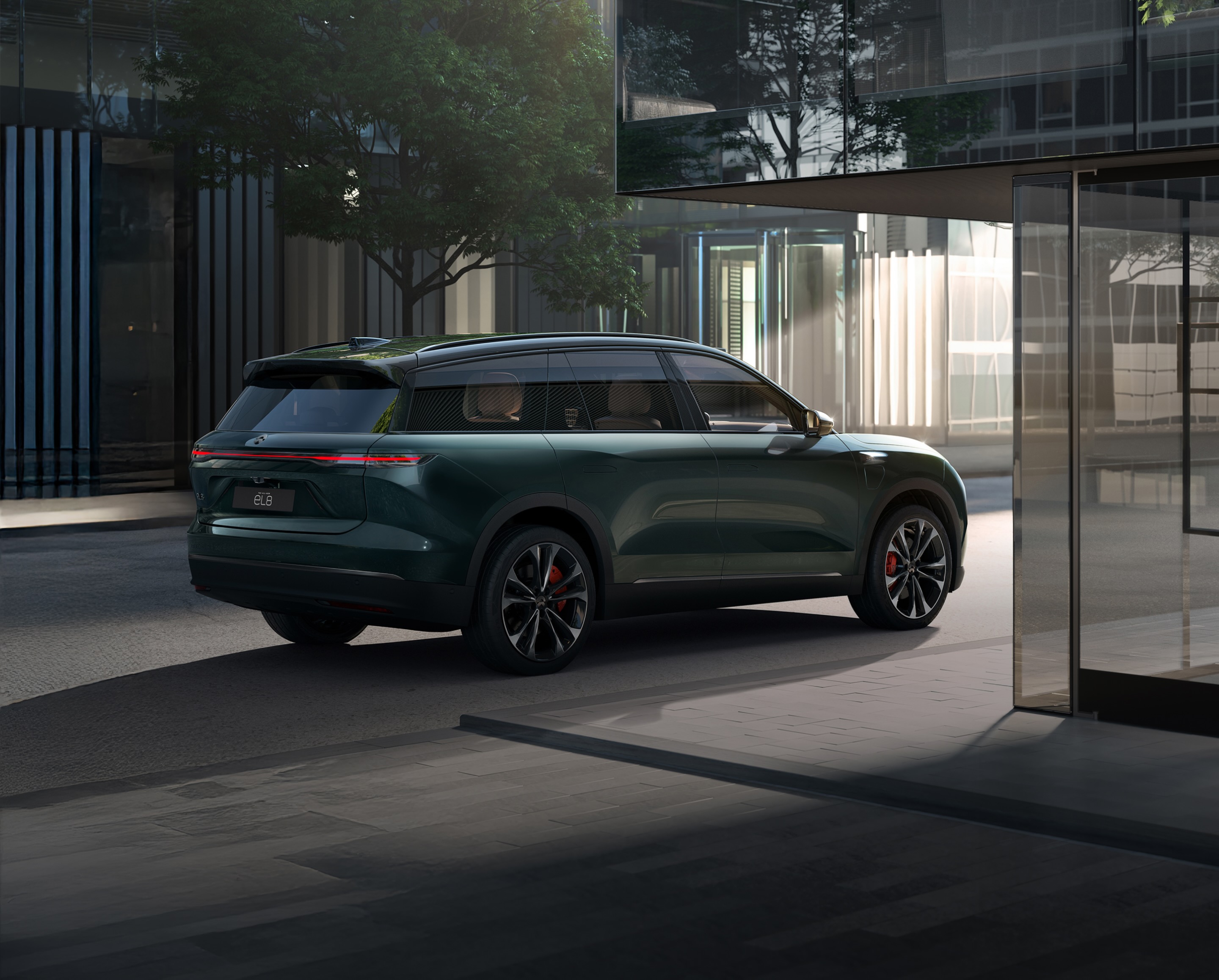 NIO EL8 med modern och stilren design