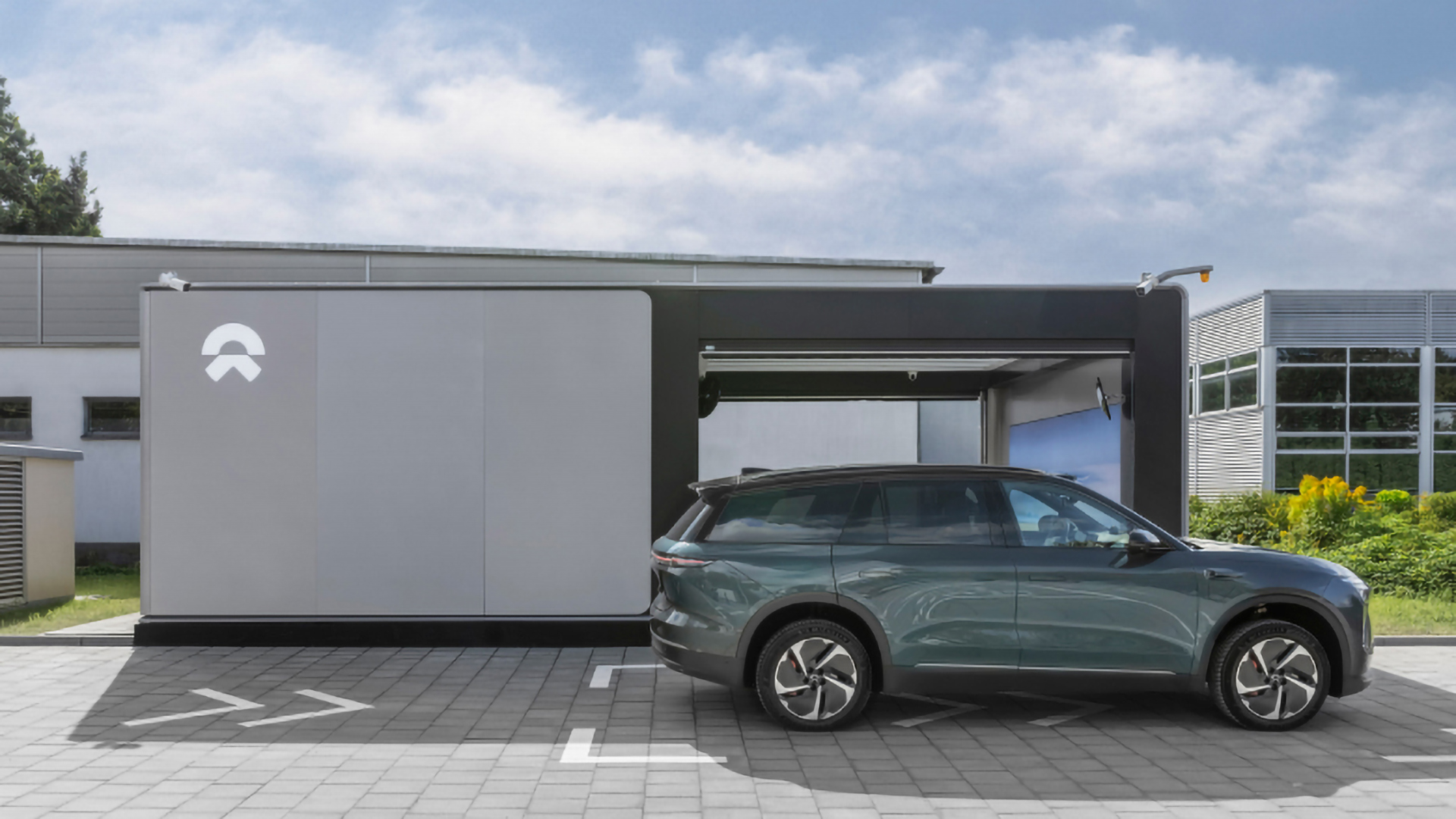 NIO Batteribyttestasjon