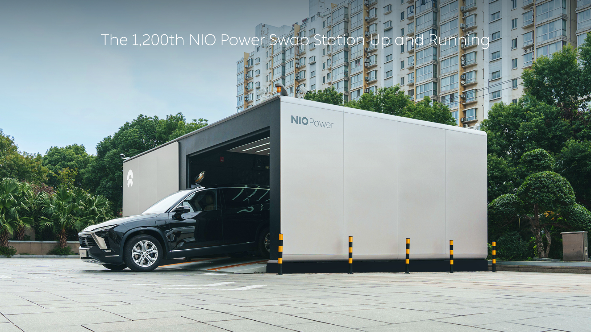 The 1,200th NIO Power Swap Station is Up and Running