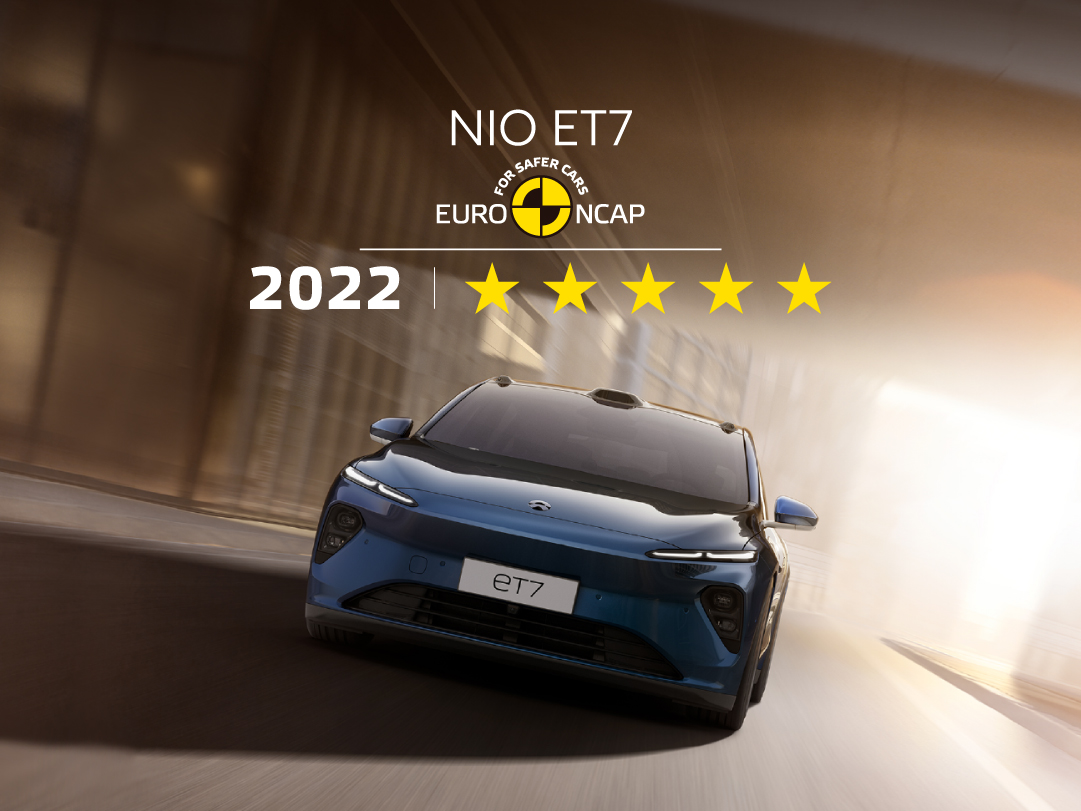 NIO ET7 Achieves Five-Star Rating in Euro NCAP and Green NCAP Tests