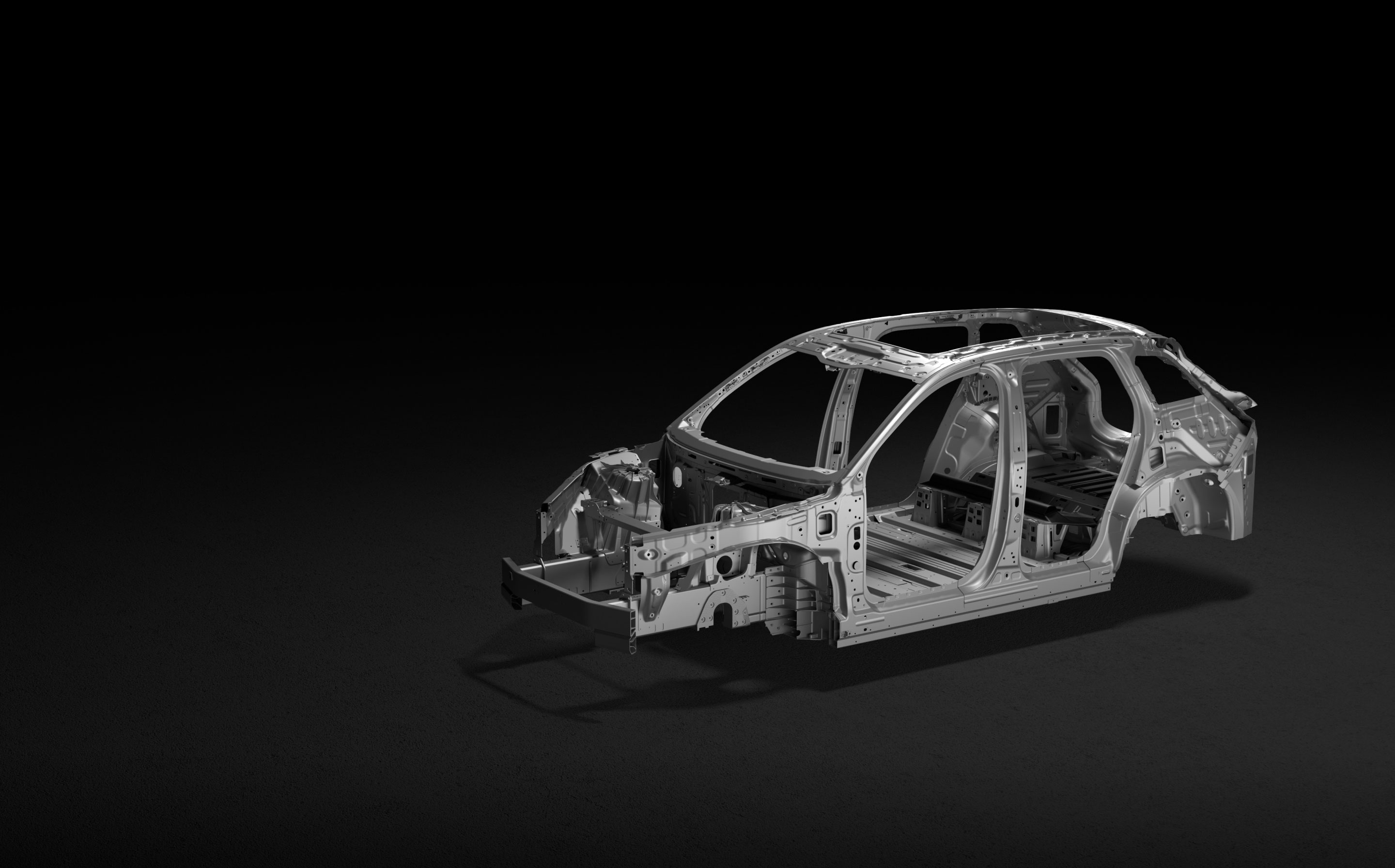 Ultrasterke aluminium-koolstofvezelhybride carrosserie Ultrasterke aluminium-koolstofvezelhybride carrosserie