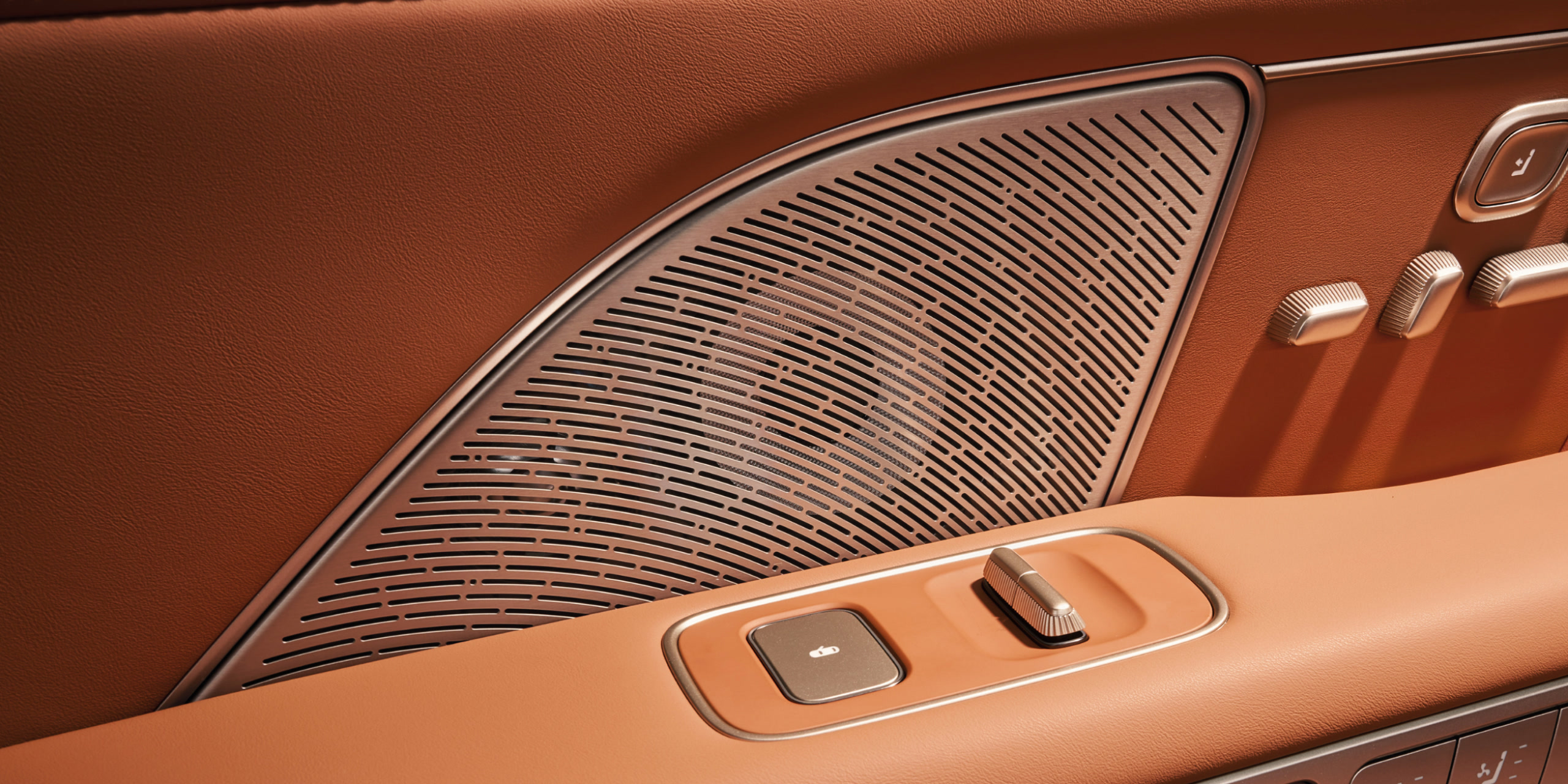 Brushed-Metal Speaker Grille Brushed-Metal Speaker Grille