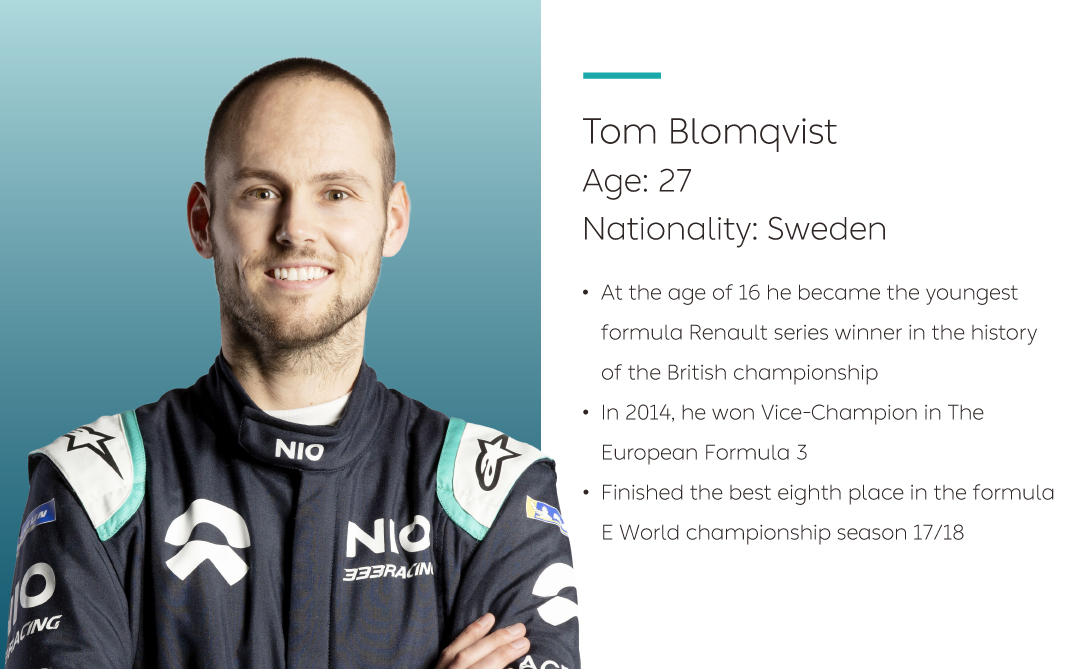 Tom Blomqvist of NIO 333 FE Team