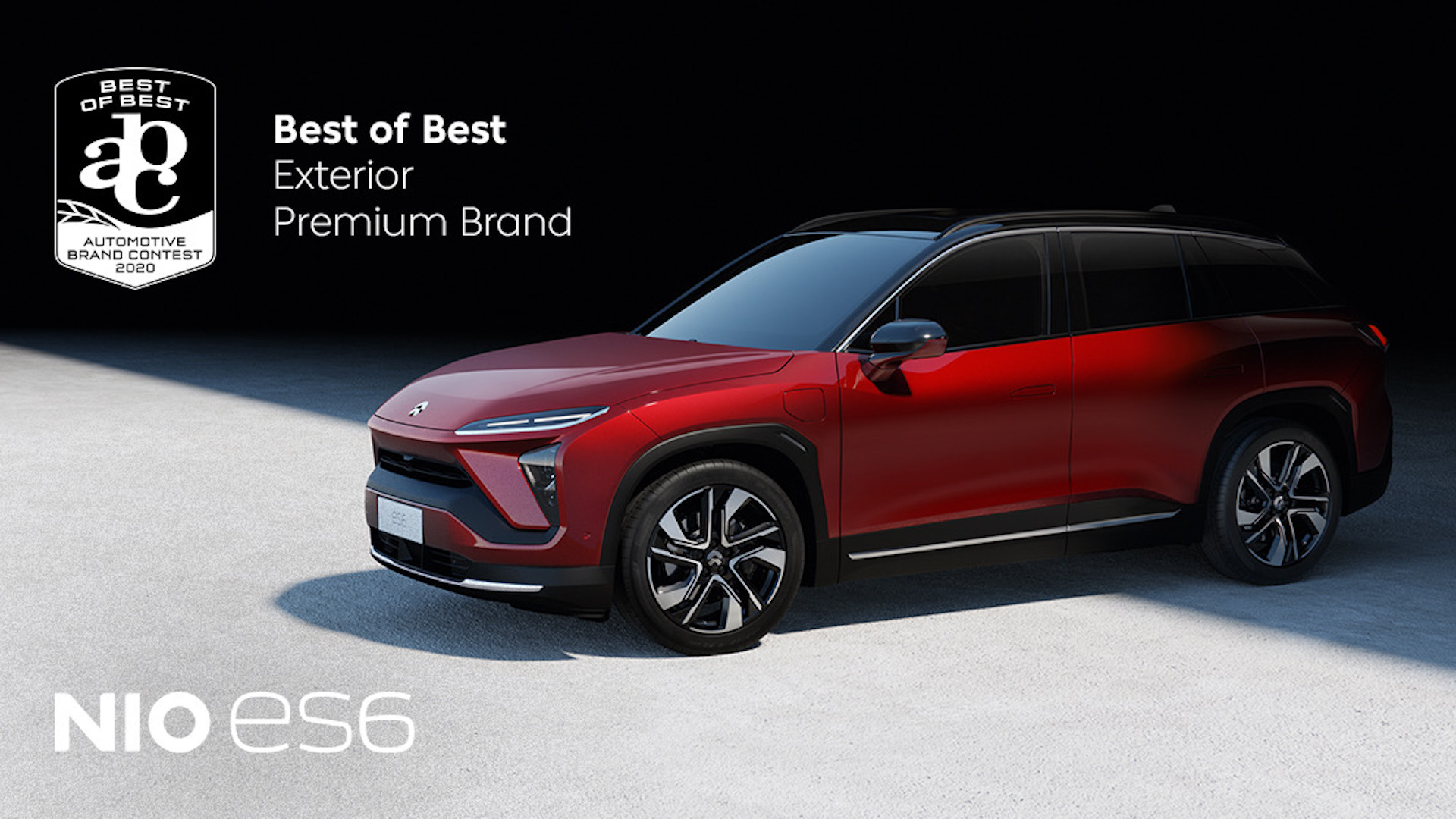 NIO wins "Best of Best" at the Automotive Brand Contest with ES6 NIO wins "Best of Best" at the Automotive Brand Contest with ES6